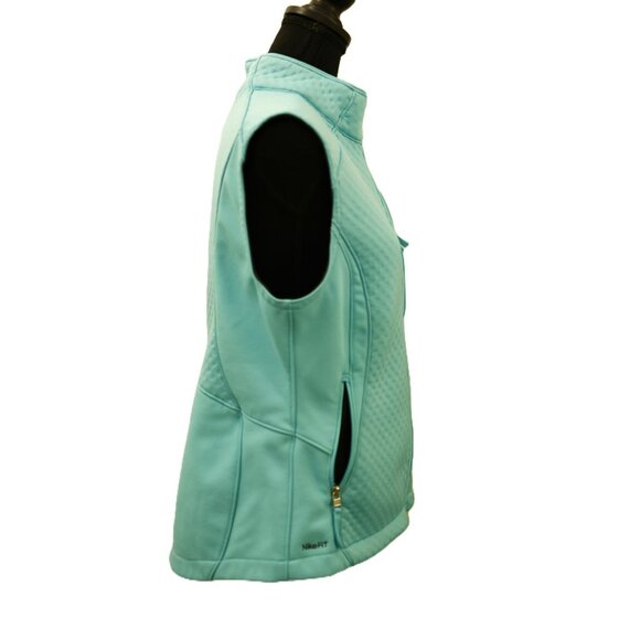 Nike women's running vest fit therma turquoise teal size L - Picture 6 of 16